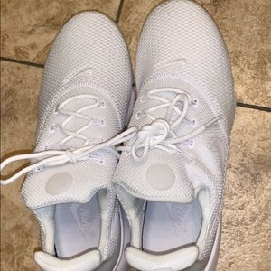 White Nike shoes